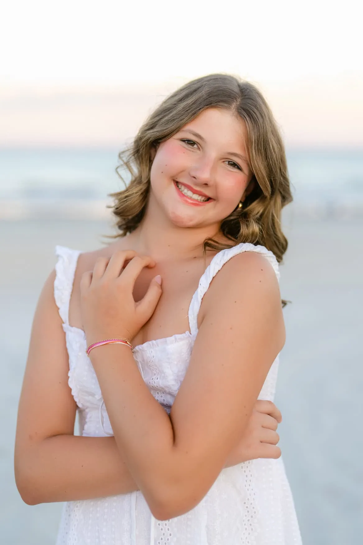 Murrells Inlet family photography session at Huntington Beach State Park during sunset