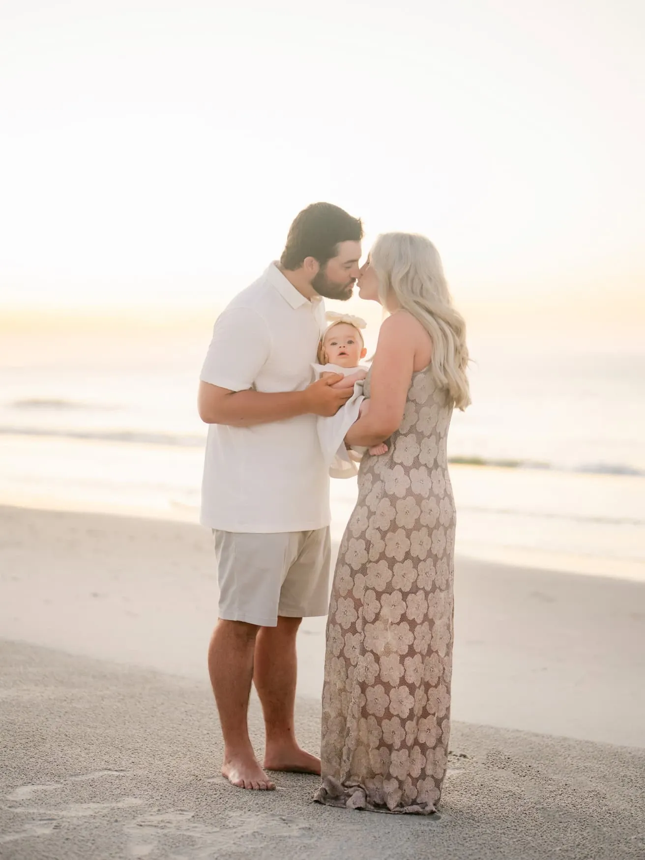 Sunrise family photography session in Pawleys Island